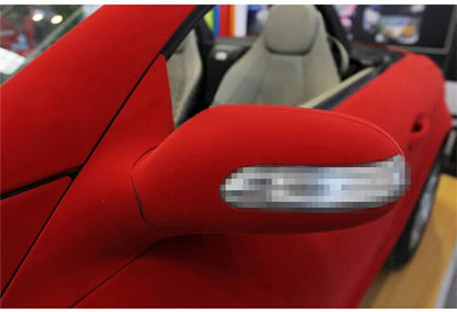 Car Wrap Stickers Velvet Suede Fabric Vinyl Black Red Self Adhesives Car Styling