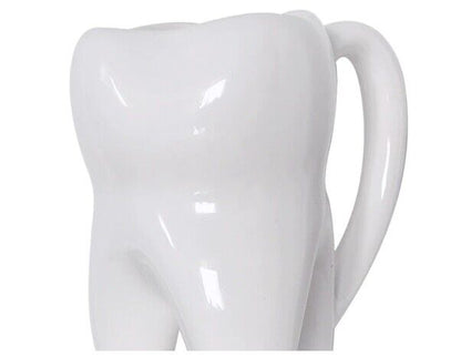 Coffee Mug Creative Travel Dental Tooth Shaped Ceramic Water Cups Gift 12.5x14cm