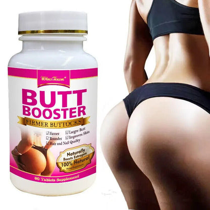 60 Pills Effective Butt Booster - Lifts and Increases Buttock Size