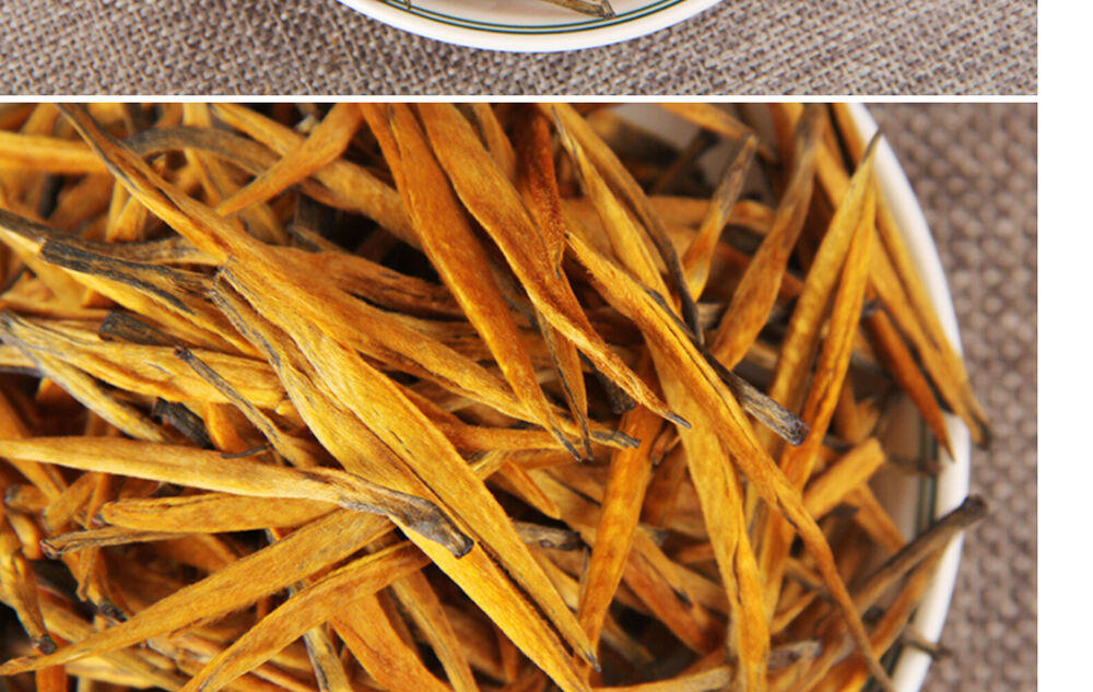 Supreme Yunnan Gold Needle Dian Hong Golden Tip Dianhong Black Tea 250g