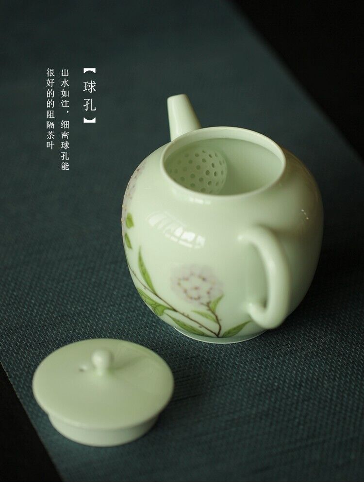 5pcs of one set China JingDeZhen master tea cup beauty Hydrangea ceramic cup
