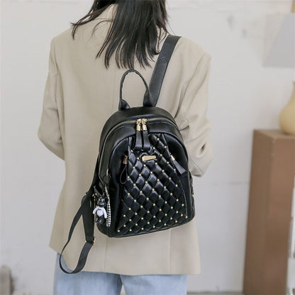 Vintage Backpack High Quality Leather Travel Shoulder Bags School Bags Pack 1 PC
