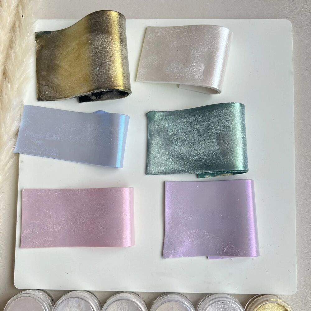 Shimmer Glitter 1g Multicolor Holographic Neon Soft Ceramic Polymer Clay Pigment