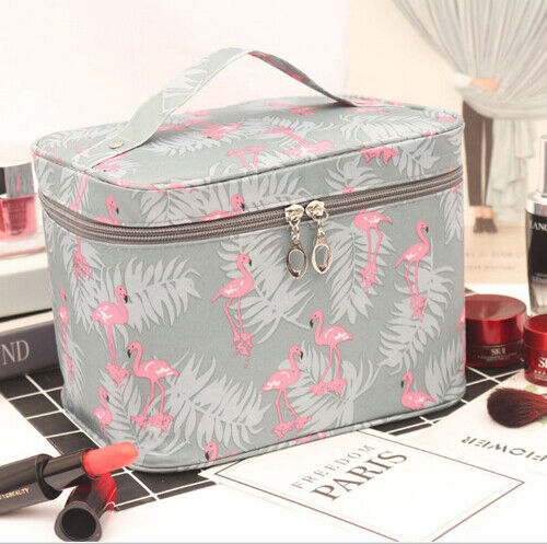 Professional Makeup Organizer Bag Large Cosmetic Case Storage Handle Travel Kit