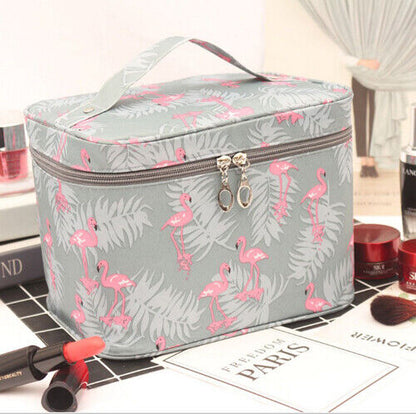 Professional Makeup Organizer Bag Large Cosmetic Case Storage Handle Travel Kit