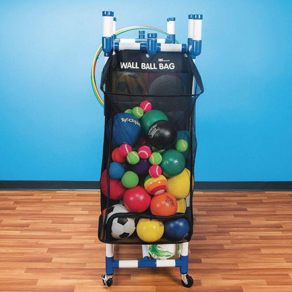 S&S Worldwide Cart and Wall Ball Bag. Large (36" L x 19-1/2" x 9") One Size