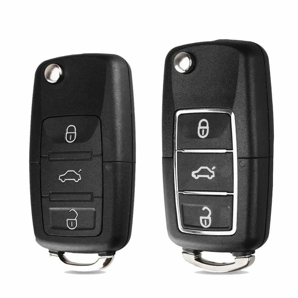 Car Key Shell For Volkswagen VW Jetta Golf Passat Skoda Flip Fold B5 B6 Beetle