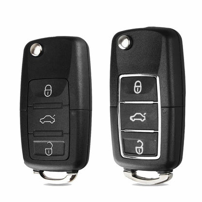 Car Key Shell For Volkswagen VW Jetta Golf Passat Skoda Flip Fold B5 B6 Beetle