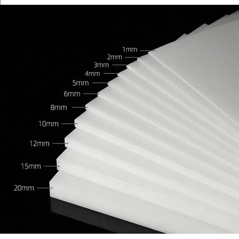 Cutting Board Plastic Food Grade White PP Plate Non Toxic Kitchen Chopping Block