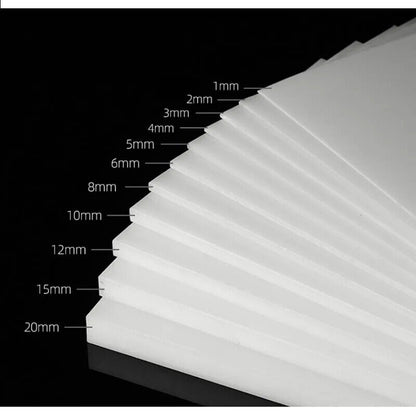 Cutting Board Plastic Food Grade White PP Plate Non Toxic Kitchen Chopping Block