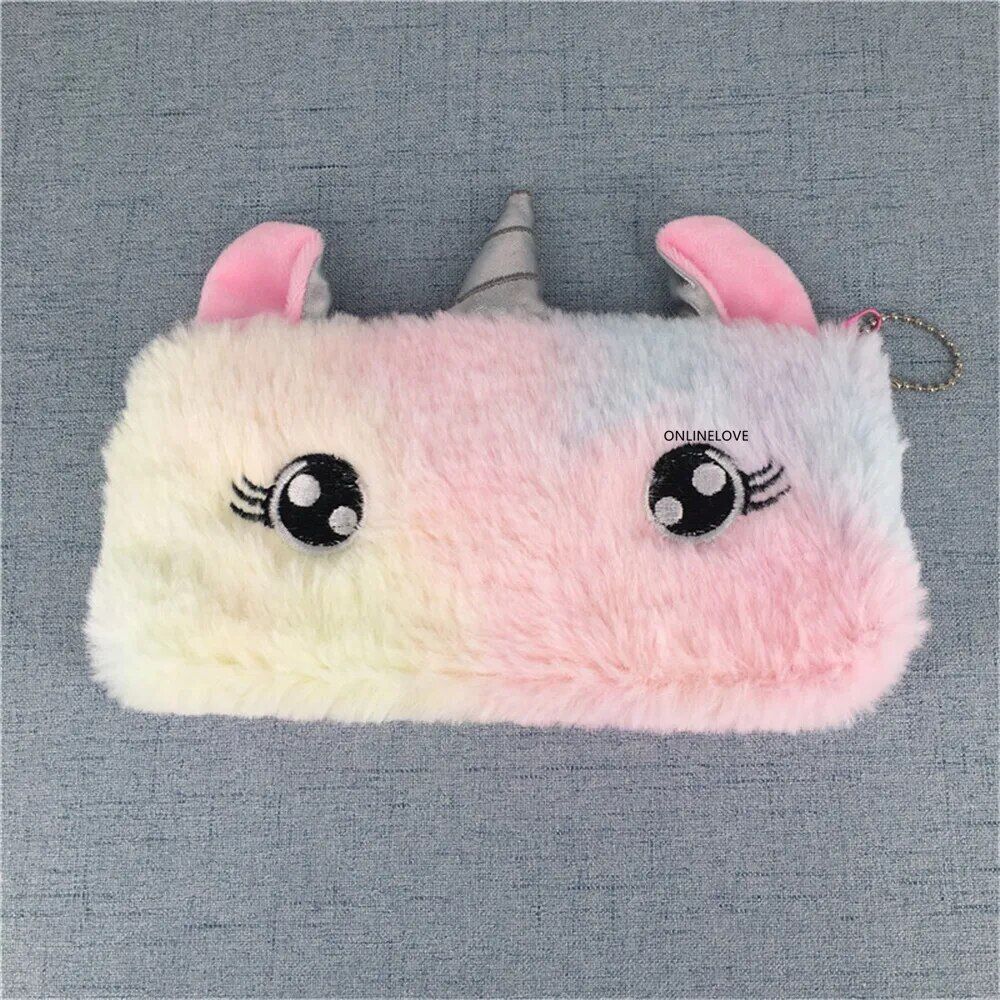Tissue Pumping Storage Box Kawaii Plush Stuffed Doll Lovely Soft Unicorn Case