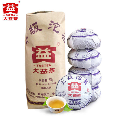 TAETEA Brand 2201 Jia Ji Tuo Cha Pu-erh Tea Tuo 2022 500g Puer Raw Pu'er Tuocha
