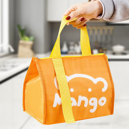 Portable Thermal Lunch Box Bags Food Storage Handbags Travel Picnic Po-ca