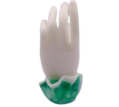 Sculptures Hand Tooth Dental Figurines Dentistry Gifts Decoration Resin 7.5x17cm