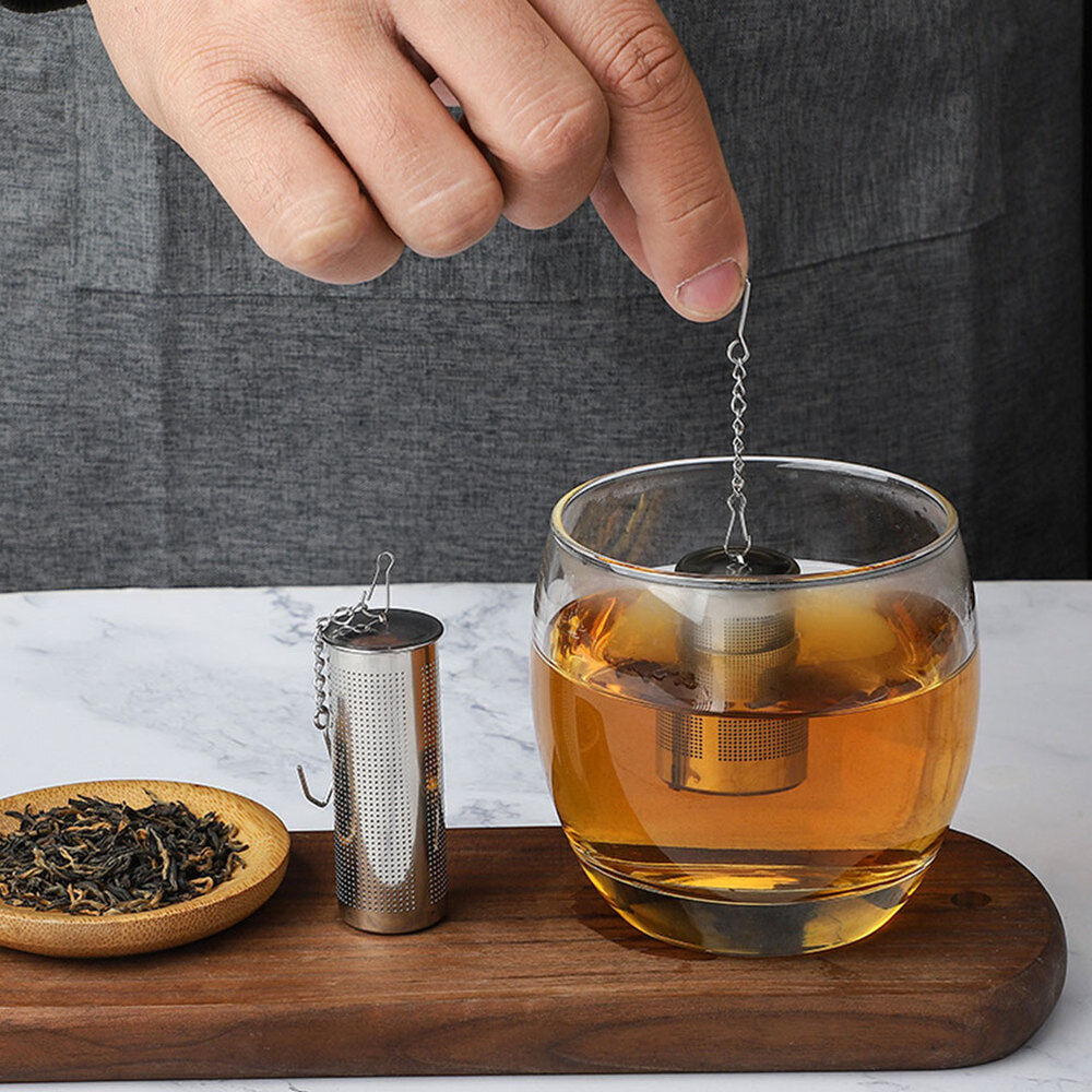 2Pcs mesh tea steeper Stainless Steel Tea Filter Metal Tea Infusers Tea Bag