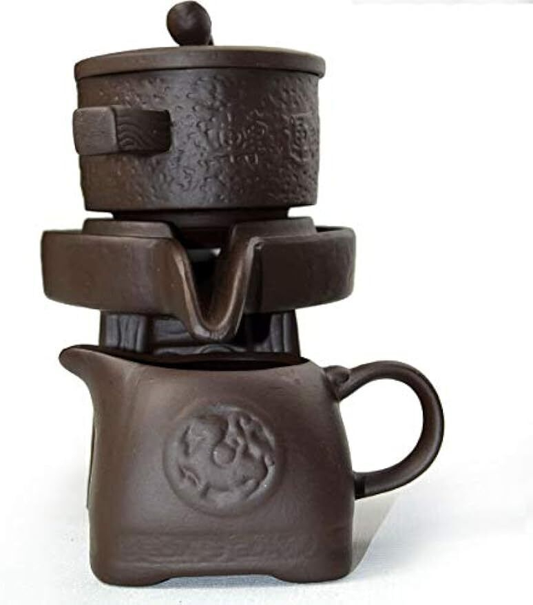 11pcs/set Lazy semi-automatic stone mill tea set Tea Ceremony Party Home Office