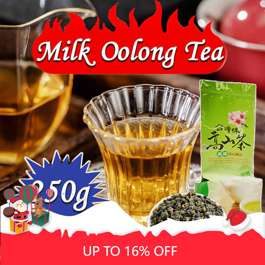 250g Premium Taiwan Milk Oolong Tea Green Tea Organic Alishan JinXuan Oolong Tea