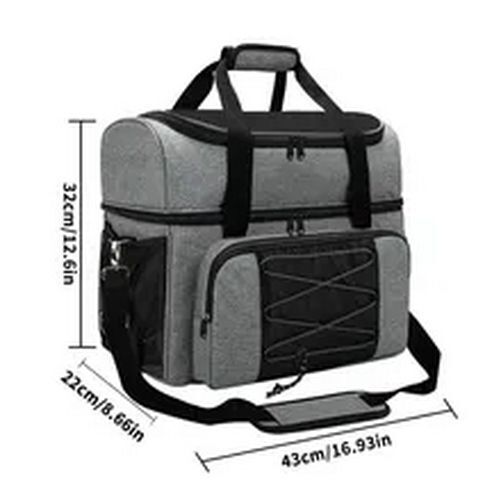 Polyester Bowling Handbag With Shoulder Strap Handle Bowing Ball Backpack Kit