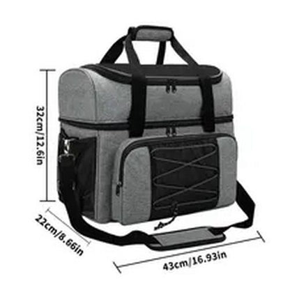 Polyester Bowling Handbag With Shoulder Strap Handle Bowing Ball Backpack Kit