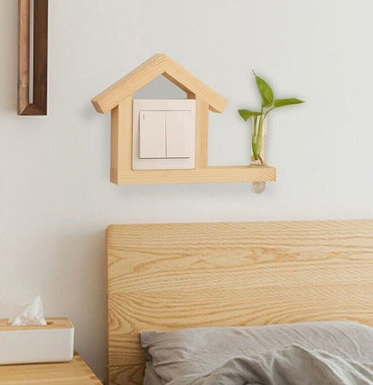Outlet Covers Socket Decorative Light Switches Sticker Protective 3D Wood Design