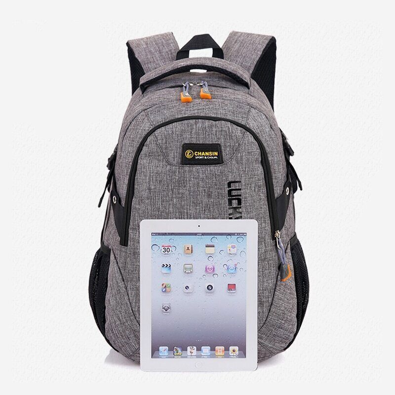 Oxford Laptop Backpack Student College School Bags Man Teenages Computer Men