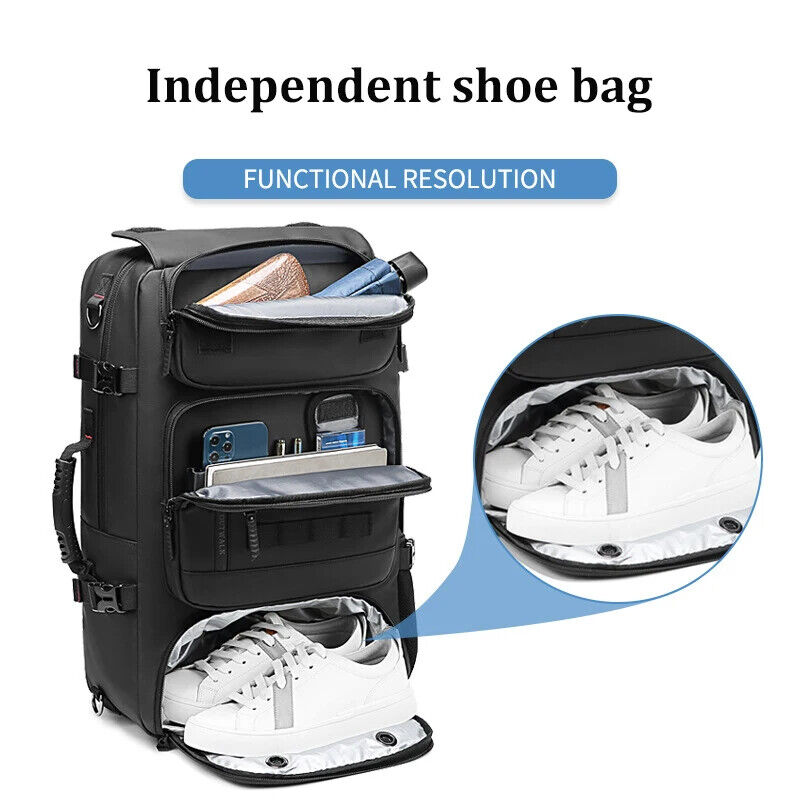 Men Travel Backpack 50L Backpack Laptop Backpack Business Backpack Shoe Bag