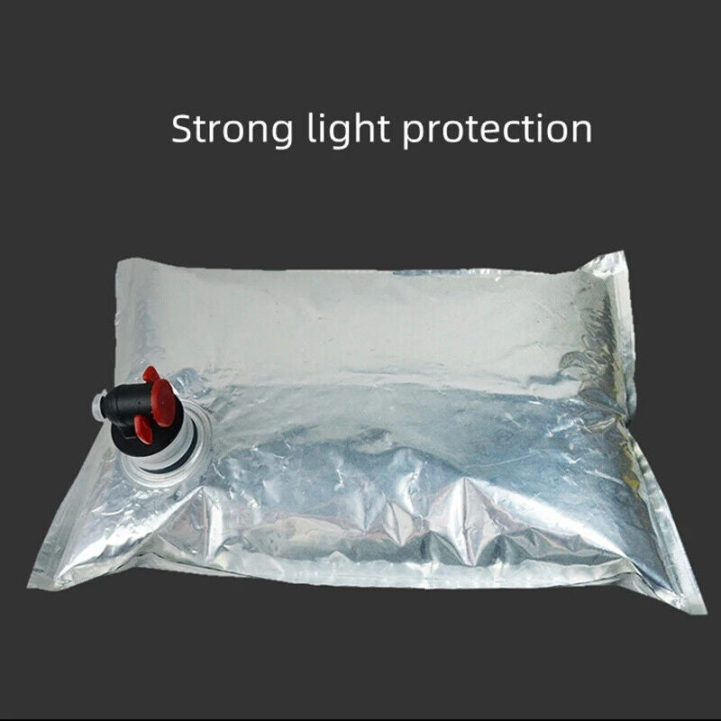 Aluminum Foil 10Pcs Sealed Wine Bags Beer Water Storage Light Faucet Inflatables