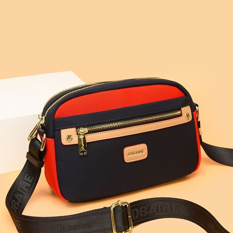 Messenger Bag Women's Simple Waterproof Soft Shoulder Bag Fashion Pouch Cotton