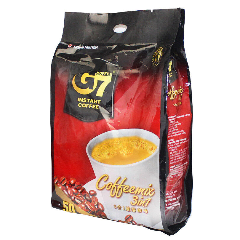 800g = 50sachetsx16g Instant Coffee Authentic Vietnam G7 3 In 1 Slimming Coffee