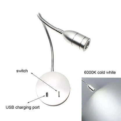 Wall Sconces USB LED Bedside Reading Lamps Lights Living Room Corridor Lighting