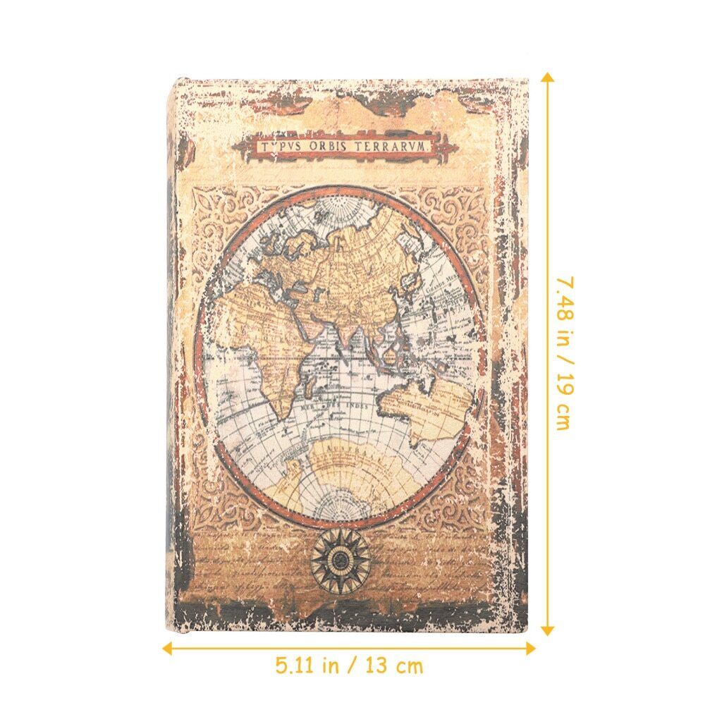 Storage Book Box Openable Density Board Decorative Fake Notebook Designs 19x13cm