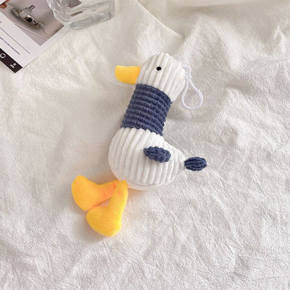 Cartoon Cute Plush Ugly Duck Keychain Toy Soft Key Ring Lady Girl Charm Bag Pend