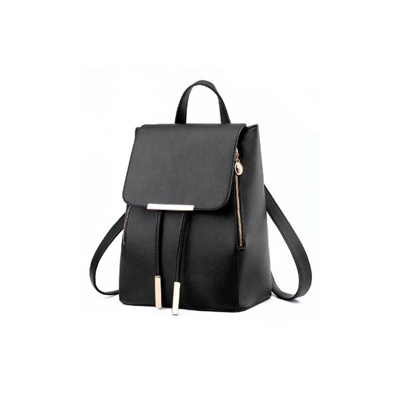 New Women's PU Leather Satchel Shoulder Backpack School Rucksack Bags Travel