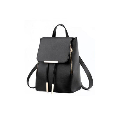 New Women's PU Leather Satchel Shoulder Backpack School Rucksack Bags Travel