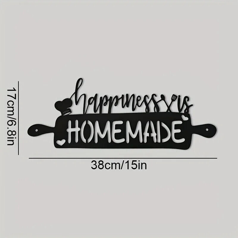 Kitchen Wall Decor Happiness Is Homemade Kitchen Signs Kitchen Decoration Wall