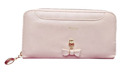 New Cinnamoroll kuromi Cute Long Wallet Silver Bag Handheld Bag in Stock