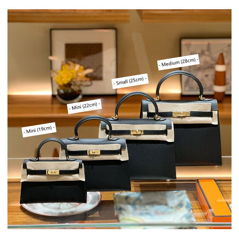 19/22/25/28 Real Leather Flap Handbag Tote Briefcase Fashion Purse Shoulder Bag