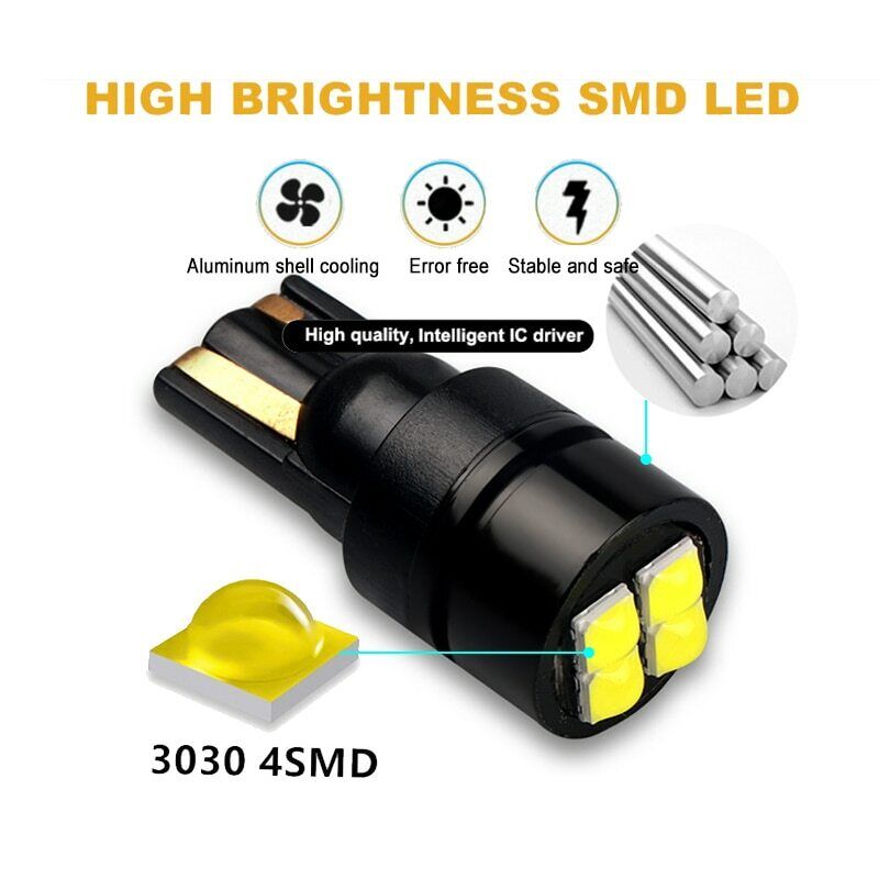 Wedge Side Lamp Car LED Bulbs Auto Signal Light 2Pcs Clearance Auto Accessories