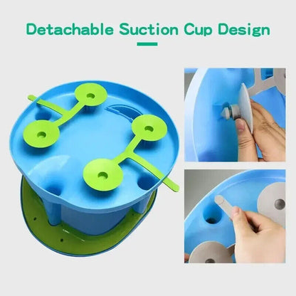 Baby Bath Chair Suction Cups Seat Heat Resistant for Bathtub 6-18 Month Shower
