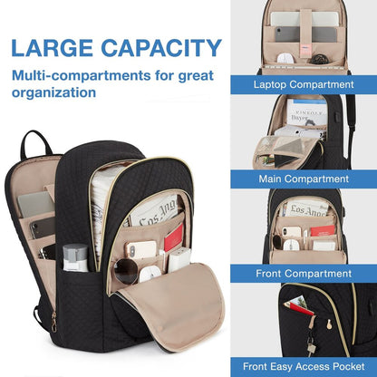 Backpacks Women College School Bag Travel Laptop Computer Backpack