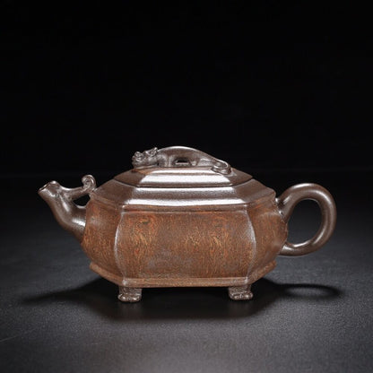 Chinese Yixing Zisha Clay Handmade Exquisite Teapot（螭龙 底款：吕尧臣）