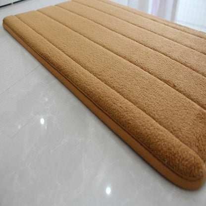 3Pcs/Set Memory Foam Bath Mat Modern Floor Anti-Slip Bathroom Rug Kitchen Carpet