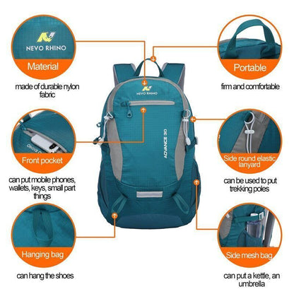 30L Men's Outdoor Backpack Sports Camping Bag Hiking School Bag Pack Women