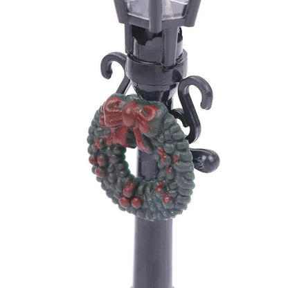 Dollhouse Streetlight 4Pcs Christmas Mini Light Models Micro-Landscape Accessory