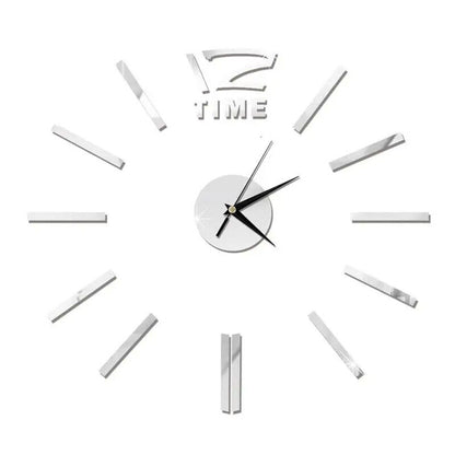 DIY Wall Sticker Clocks Acrylic Home Office Adhesive Mini Living Room Decor 60cm