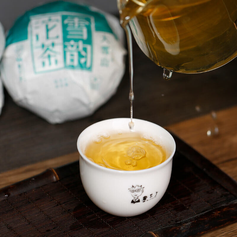 500g Lincang Big Snow Mountain DR. PU'ER TEA Xueyun Tuocha Puer Raw Tea