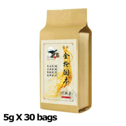 Chinese Medicine Tea Increase Long-Lasting Man Ginseng Huangjing Tea 5G X30 Bag