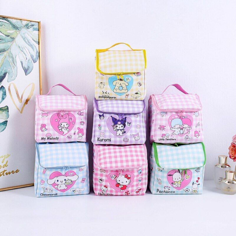 Cinnamoroll Kuromi Pochacco Wash Supplies Storage Bags Cosmetic Bag Handbag