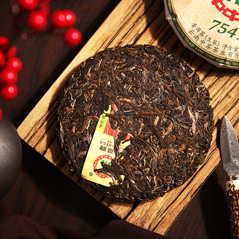 CHINA TEA 7541 Classic Puer Puerh Tea 150g ZhongCha Liushan Tea Boxed