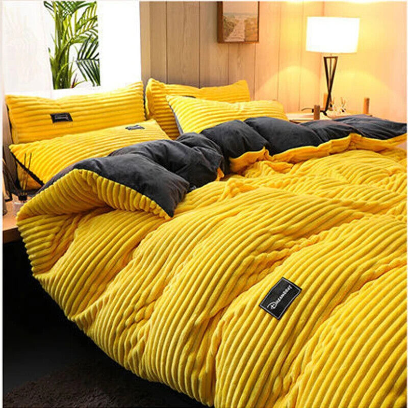Duvet Cover Winter Couple Quilt Cover Double Bed Bedding Set Queen King Size